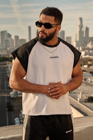 4243 - Raw Raglan Tanks